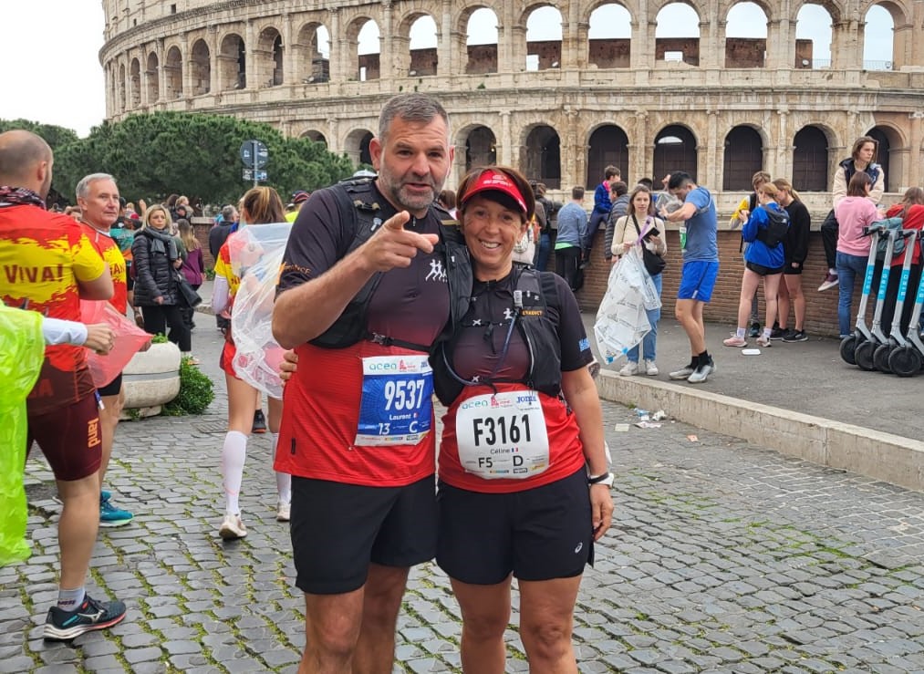 You are currently viewing Des nouvelles de nos Globetraileurs Lolo et Céline … sur le Marathon de Rome