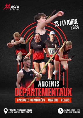 You are currently viewing 13 et 14 avril : Départementaux d’Epreuves Combinées / Marche et Relais au Pressoir Rouge